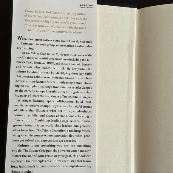 The Culture Code by Daniel Coyle | Business Management | Hardcover Book - Picture 3 of 12